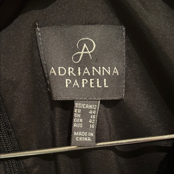 NWT Adrianna Papell Elegant Black Dress size 12 - Picture 2 of 8